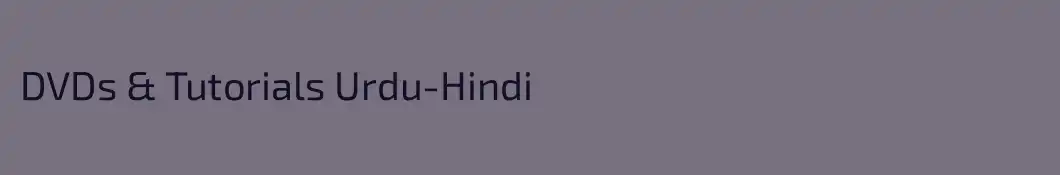 DVDs & Tutorials Urdu-Hindi